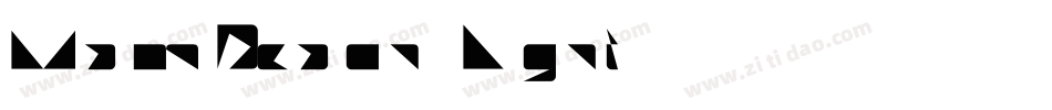 MiamiBeach Light字体转换